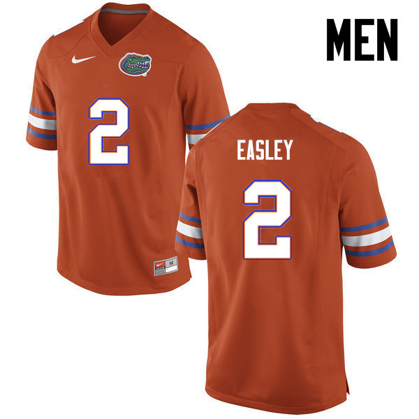 Men Florida Gators #2 Dominique Easley College Football Jerseys-Orange - Click Image to Close
